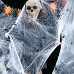 Spider Web 300 Sqft Halloween Spider Web Decoration,Super Stretchy Cobwebs Spider Webs with 20 Fake Spiders,Halloween Decorations Indoor,Outdoor, Courtyard, Lawn,Porch, Haunted House