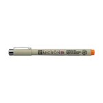 SAKURA PIGMA MICRON 05 FINELINER PEN, 0.45MM LINE WIDTH, PACK OF 2 (Orange)