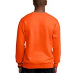 Fruit of the Loom Men’s Eversoft Fleece Sweatshirts & Hoodies, Sweatshirt-Safety Orange, Large