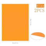 Dohia Felt Fabric Color Felt for Crafts DIY Craftwork Sewing Patchwork Material D2-MZB (Orange)