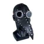 anroog Halloween Mask Plague Doctor Bird Mask Long Nose Beak Cosplay Steampunk Halloween Costume?#2 Plague Doctor ?