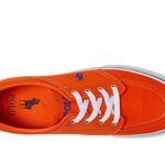 POLO RALPH LAUREN Mens Faxon X Sneaker, Sailing Orange/Royal Pp, 13 US