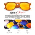 Retro Rewind Translucent Frame Colorful Neon 80s Sunglasses for Men Women – Reflective Mirrored Lens