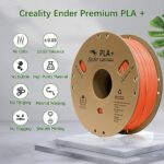 Creality Ender 1.75mm Orange PLA (Pro) 3D Printer Filament—1KG Spool(2.2lbs), Diameter Accuracy +/- 0.03mm,Smooth Printing Filament.