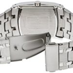 Armitron Men’s 204507DBSV Stainless Steel Dress Watch with Genuine Crystals