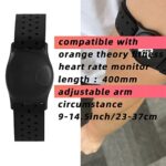 2Pcs Replacement Armband Strap Compatible with OTF, OTF Burn, Orange Theory Fitness, OT Beat Heart Rate Monitor Band… (2)…
