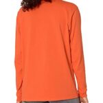 Carhartt Women’s Loose Fit Heavyweight Long-Sleeve Pocket T-Shirt, Brite Orange, Large