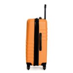 Ben Sherman Hereford Spinner Travel Upright Luggage, Brilliant Orange, 24-Inch Checked