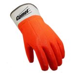 Galeton Comet Insulated PVC Coated Gloves Safety Cuff Orange 12 Pack