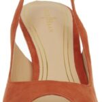 Cole Haan Women’s Chelsea OT Sling Suede Pump, Orange Pop, 7 B US