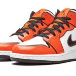 Jordan Youth Air Jordan 1 Mid SE GS BQ6931 802 Turf Orange – Size 3.5Y