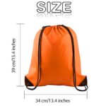 KUUQA 2Pcs Drawstring Backpack Bags Cinch Sack Bulk String Backpack Storage Bag