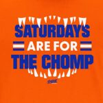 SMACK APPAREL TALKIN’ THE TALK Saturdays T-Shirt for Florida College Fans (SM-5XL) (Orange Short Sleeve, XX-Large)
