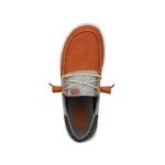 Hey Dude Wendy Tri Varsity Orange Size W8 | Women’s Shoes | Women’s Slip On Loafers | Comfortable & Light-Weight