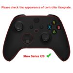 eXtremeRate Orange Replacement Shell for Xbox Series X & S Controller – Personalized Upgrade – Soft Touch Grip Custom Cover Gaming Case Faceplate for Xbox Core Controller [Controller NOT Included]