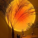 Tsrarey Sunset Lamp Projector, 180 Degree Rotation Sunset Projection Light Led Night Light Floor Lamp with USB Port,Sunset Lamps for Photography Party Bedroom Decor,Christmas Gifts for Women