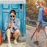 JIELV Lightweight Packable Backpack 30L Small Foldable Hiking Backpack Waterproof Daypack Travel for Women Men(Orange-1)