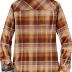 Legendary Whitetails Women’s Standard Cottage Escape Flannel Shirt, Pumpkin Spice, X-Large