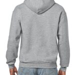 Gildan Men’s Heavy Blend Fleece Hooded Sweatshirt G18500 (Medium, Orange)