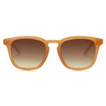 SOJOS Polarized Sunglasses for Women Men Classic Vintage Style Shades SJ2155, Orange/Brown