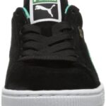 PUMA Suede Classic Sneaker,Black/Electric Green,11.5 M US