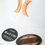 Hurley Men’s H20 Dri One & Only Flexfit Baseball Cap, Size Large-X-Large, Mantra Orange