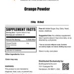 BulkSupplements.com Orange Powder – Sugar Free Electrolyte Powder – Water Flavoring Sugar Free – Orange Powder (250 Grams – 8.8 oz)