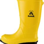 Kamik STOMP/KIDS/PUR/4149F Rain Boot Yellow/Black,6 M US Big Kid