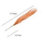 Mandy’s 20pcs Orange Silk Pampas Grass Artificial Flowers 18″ for Mother’s Day Home Kitchen Wedding Decorations Wedding Floral Arrangement ?Vase not Include?