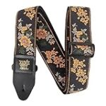 Ernie Ball Classic Jacquard Guitar/Bass Strap – Tangerine Blossom