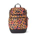 Speedo Large Teamster Backpack 35-Liter, Cheetah Orange Pop 2.0, One Size
