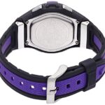 Armitron Sport Women’s 45/7030PUR Purple Accented Black Resin Strap Digital Chronograph Watch