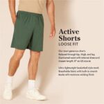 Amazon Essentials Men’s Performance Tech Loose-Fit Shorts (Available in Big & Tall), Pack of 2, Bright Orange/Navy, Large