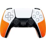 Lizard Skins PS5 Controller Grip – 0.5mm DSP Playstation 5 Grip – Easy to Install PRE Cut Pieces – 10 Colors (Tangerine)