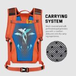 SKYSPER Small Hiking Backpack, 20L Lightweight Travel Backpacks Hiking Daypack for Women Men(Orange)