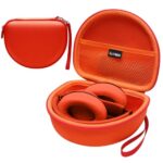 Headphone Case Compatible with Beats Studio Pro/for Beats Solo3 / for Beats Studio3 / Beats Solo2 On-Ear Bluetooth Headphones – Orange+Orange