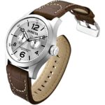 Invicta Men’s 0765 I-Force Silver Dial Brown Leather Watch