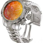 Invicta Men’s 0967 Venom Reserve Chronograph Rose Tinted Crystal Stainless Steel Watch