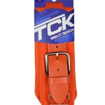 TCK Baseball/Softball Youth Belt & Socks Combo Set (Orange, Small)