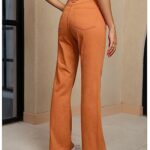 GRAPENT 70s Clothes for Women’s Baggy Jeans Women’s High Waisted Wide Leg Pants Womens High Waisted Jeans for Women Stretch Bootcut Western Womens Jeans Size 10 Color Burnt Orange Size 8 Size 10