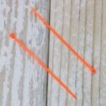 Mini Skater 4 Inch Multi-Color Multi-Purpose Nylon zip Ties (4 inch, 200pcs Orange)