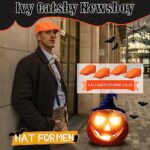 SATINIOR 4 Pieces Newsboy Hats for Men Flat Caps Irish Hat Cabbie Hunting Cap(Orange, Classic)