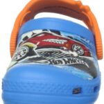 crocs 14629 CC HT Lets Race Clog (Toddler/Little Kid),Ocean/Orange,4 M US Toddler