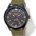 As Seen On TV Men’s Quartz Metal and Nylon Casual Watch, Color:Green (Model: AMAV01)