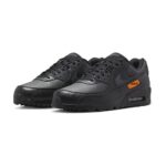 Nike AIR MAX 90 Gore-TEX Mens Casual Trainers in Black Orange – 8 US