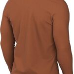 Nike Men’s Team Legend Long Sleeve Tee Shirt (Large, Desert Orange)