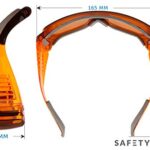 Comfortable Sleep Orange Glasses – Green & Blue Light Blocking Computer Glasses – Amber Lens – Eye Strain – Men’s or Women’s
