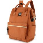 Nobutaki Laptop Backpack for Women&Men Travel USB Charging Port Large Business Bag Water Resistant College Laptop Bag (Orange)