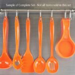 Calypso Basics by Reston Lloyd Melamine Utensil Set, 4-Piece, Orange