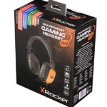 X Rocker, 5188001, XH2 Headset with Microphone, 6.89 x 3.35 x 8.07, Black/Orange